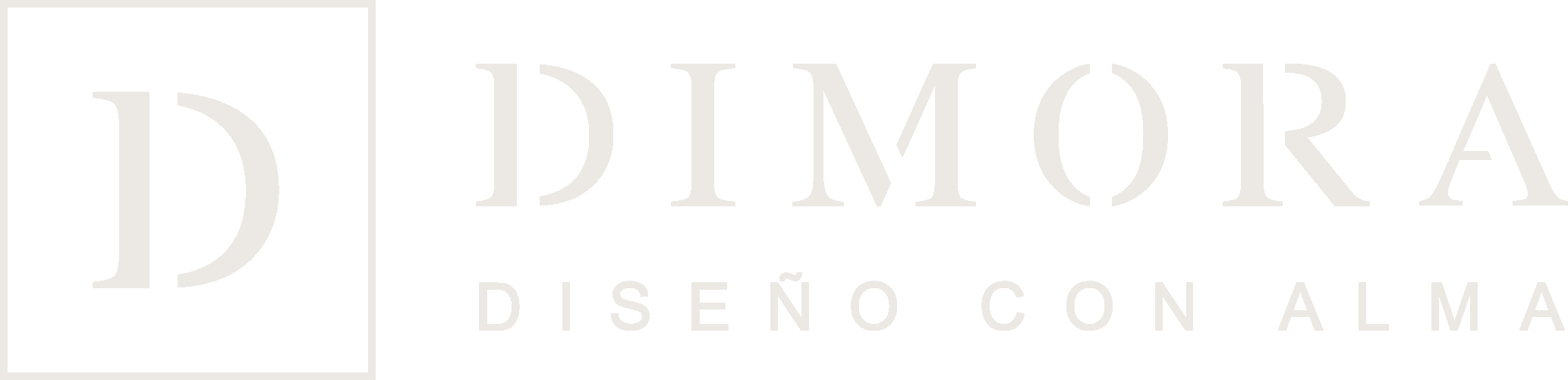Logo horizontal de Dimora